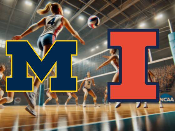 Michigan Wolverines at Illinois Fighting Illini Women's Volleyball